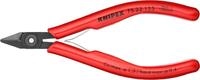 KNIPEX Elektronik-Seitenschneider mit Kunststoff-H&uuml;llen br&uuml;niert 125 mm, 75...
