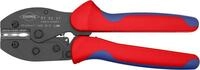 KNIPEX PreciForce Crimpzange mit Mehrkomponenten-H&uuml;llen br&uuml;niert 220 mm, 97...