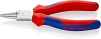 KNIPEX Rundzange mit Mehrkomponenten-H&uuml;llen verchromt 140 mm, 22 05 140
