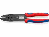 KNIPEX Crimpzange, 0,5-6,0 mm², für Kabelschuhe und Flachsteckverbinder, mit