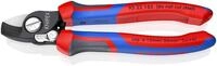 KNIPEX Kabelschere mit &Ouml;ffnungsfeder mit Comfort-Griffen br&uuml;niert 180 mm, 95...