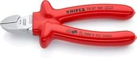 KNIPEX Seitenschneider tauchisoliert, VDE-gepr&uuml;ft verchromt 160 mm, 70 07 160