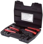 KS Tools 500.1300 Sicherungszangen-Satz mit Ratschenfunktion, 14-tlg.