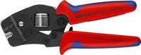 KNIPEX Selbsteinstellende Crimpzange f&uuml;r Aderendh&uuml;lsen mit Fronteinf&uuml;hrung in