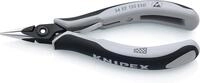 KNIPEX Pr&auml;zisions-Elektronik-Greifzange ESD mit Mehrkomponenten-H&uuml;llen br&uuml;niert