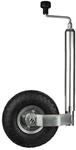 LAS 10616 St&uuml;tzrad mit Kurbel 48mm, Luftreifen 260x85mm mit Stahlblechfelge