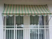 ANGERER Klemmmarkise Standard gr&uuml;n-beige, 200 cm