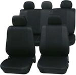 PETEX Auto Sitzbez&uuml;ge Universal Komplett Set 11-teilig - Sydney schwarz, Eco...