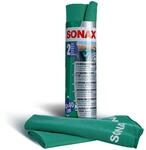 SONAX MicrofaserT&uuml;cher Plus Innen+Scheibe (2 St&uuml;ck) extrem fein ohne Streifen,