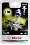 Bosch H4 Plus 90 Halogen-Gl&uuml;hlampe f&uuml;r Auto-Scheinwerfer, 12 V 60/55 W, 90%...