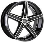 OXIGIN 18 Concave black full polish 9x20 ET45 5.00x112.00 Hub Bore 66.60 mm -...