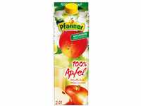 Pfanner 100% Apfelsaft naturtrüb (1 x 2 l) – direkt gepresste Äpfel –