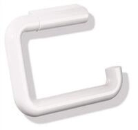 HEWI WC-Papierhalter Serie 477, Papierhalter u-f&ouml;rmig, Toilettenpapierhalter wei&szlig;,