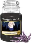 Yankee Candle Duftkerze im Glas (gro&szlig;) | Midsummer's Night | Kerze mit langer