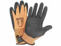 Connex COX938620 Handschuhe mit Klettverschluss, Gr. 10, Orange / Grau