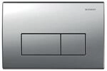 Geberit 115260461 Kappa50 Bet&auml;tigungsplatte f&uuml;r 2-Men-S seidenglanz-verchromt