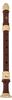Yamaha Recorder - Alto baroque fingering, simulated rosewood with white trim