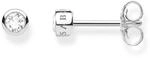 THOMAS SABO Ohrstecker wei&szlig;er Stein 925 Sterlingsilber