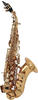 Roy Benson Bb-Sopran Saxophon SG-302 (Premium Messing Design, mit ergonomischem...