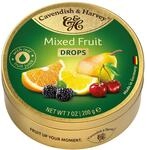 Cavendish & Harvey Mixed Fruit Drops 200g Dose | Zitrone, Kirsche, Brombeere, Orange