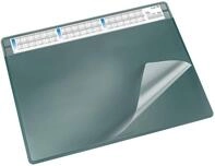 L&auml;ufer 47651 Durella Soft Schreibtischunterlage mit transparenter Auflage und