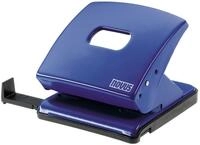 Novus C 225 B&uuml;rolocher (locht bis zu 25 Blatt Papier, Vollmetallger&auml;t) blau