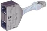 METZ CONNECT Cable Sharing Adapter pnp3, Ethernet/Ethernet, 2 St.