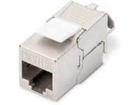 DIGITUS Keystone-Modul Cat-6A Geschirmt - 1 Stück - RJ45-Buchse - 500 MHz...