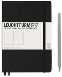 LEUCHTTURM1917 311333 Notizbuch Medium (A5), Hardcover, blanko, schwarz | 251