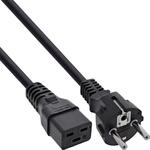 InLine 16658A Netzkabel 16A, Schutzkontakt gerade auf Kaltger&auml;testecker...