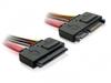 Delock Verlängerungskabel SATA 6 GB/S 22 Pin Stecker > SATA 22 Pin Buchse (5 V...