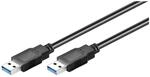 Goobay 93929 USB-A auf USB A 3.0 Ladekabel / Universal USB Kabel Typ A /