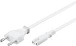 Goobay 93988 Euro Netzkabel 2 polig C7 Buchse Typ C Eurostecker Verl&auml;ngerung