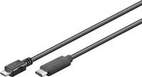 Goobay 67993 USB-C auf Micro USB B Handykabel / Micro USB 2.0 Type B Stecker /...