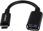 StarTech.com USB-C auf USB-A Adapter (USB 3.1) Schwarz