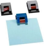 MAUL Rollenclips silber Selbstklebende Papierhalter 10 St&uuml;ck