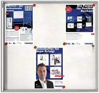 FRANKEN Schaukasten X-tra!Line f&uuml;r den Innenbereich, Klappt&uuml;r, 6x A4, 73 x 68...