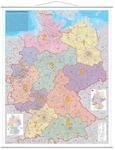 FRANKEN Kartentafel Deutschland, 1:760000, beschreibbar, trocken abwischbar, mit