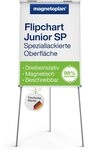 magnetoplan Flipchart Junior SP | BxH 680x1045mm | H&ouml;henverstellbar bis 1,85 m | Mit