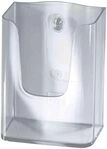 Sigel Wand Prospekthalter DIN A4 Acryl transparent