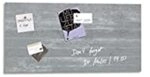 SIGEL Premium Glas-Whiteboard 91x46 cm Motiv Sichtbeton hochgl&auml;nzend