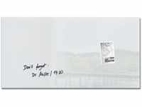 SIGEL GL146 Premium Glas-Whiteboard 91x46 cm super-weiß hochglänzend, SGS...
