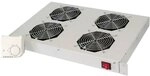 DIGITUS L&uuml;ftereinheit f&uuml;r 19 Zoll Netzwerkschrank &ndash; 4 L&uuml;fter &ndash; 1HE