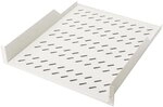 DIGITUS Fachboden zum Festeinbau &ndash; 19-Zoll 2HE &ndash; 550 mm Tief &ndash; Grau