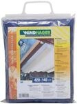 Windhager Sonnensegel f&uuml;r Seilspanntechnik, Uni-Blau, 270 x 140 cm