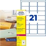 AVERY Zweckform L7560-25 Adressetiketten/Adressaufkleber (525 Etiketten,...