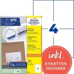 AVERY Zweckform 3483 Universal Etiketten (400 Klebeetiketten, 105x148mm auf A4,