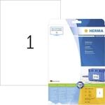 HERMA 5065 Universal Etiketten, 25 Blatt, 210 x 297 mm, 1 pro A4 Bogen, 25...