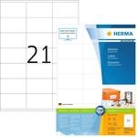 HERMA 4634 Adressetiketten, 200 Blatt, 70 x 41 mm, 21 pro A4 Bogen, 4200 St&uuml;ck,