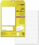 SIGEL Adress Etiketten 99,1 x 38,1 mm 350 Etiketten | LA321, Geeignet f&uuml;r...